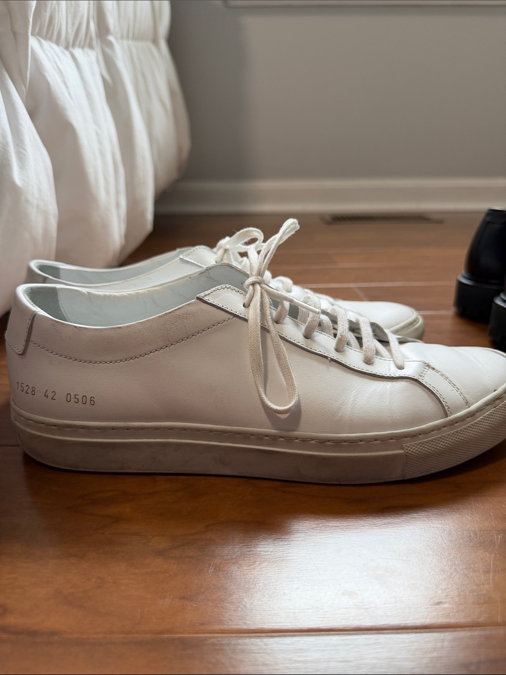 Common Projects White Leather Low-Top Sneakers